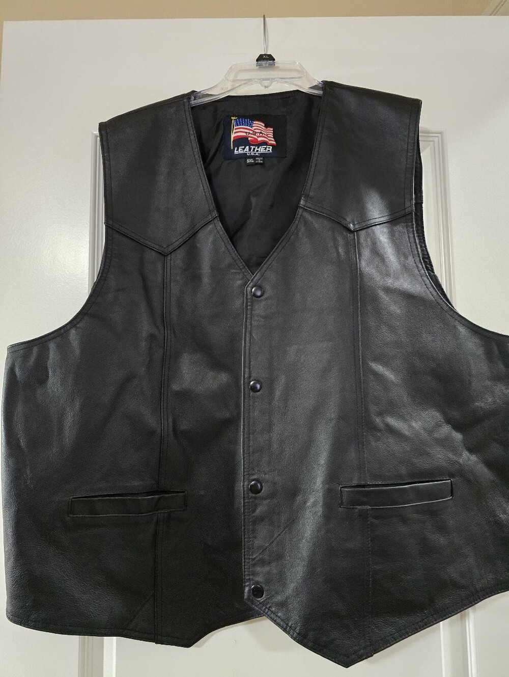 Marine Corps Black Snap-Front Vest
